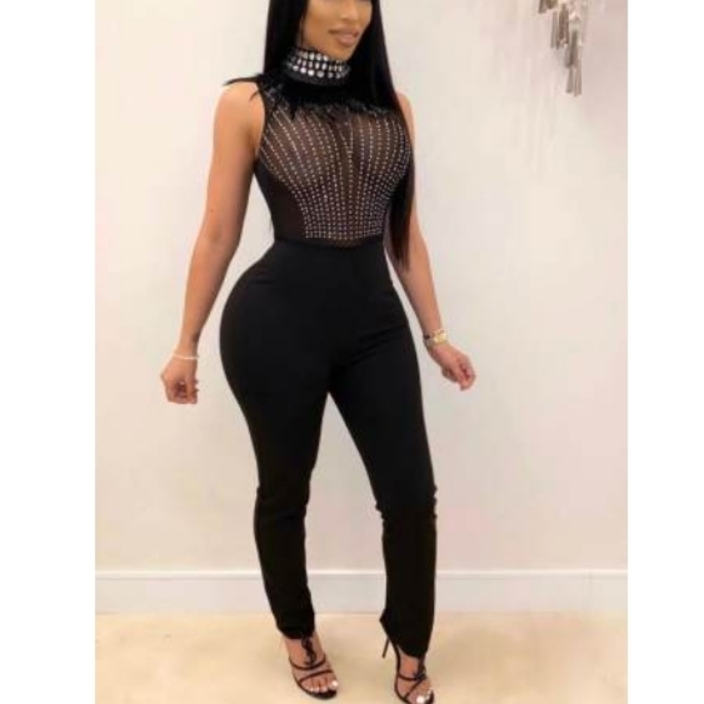 NWOT "SULTRY DIAMOND""JUMPSUIT price firm